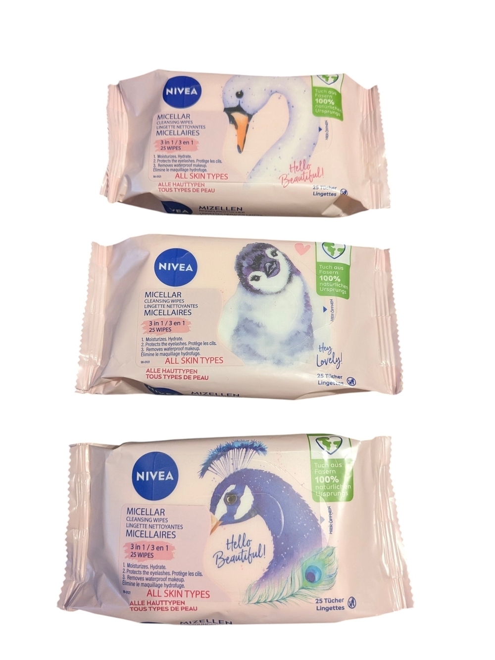 NIVEA Micellar Cleansing Wipes 3 Pack